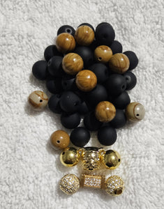 Men Packs 10mm bead two stack/Each
