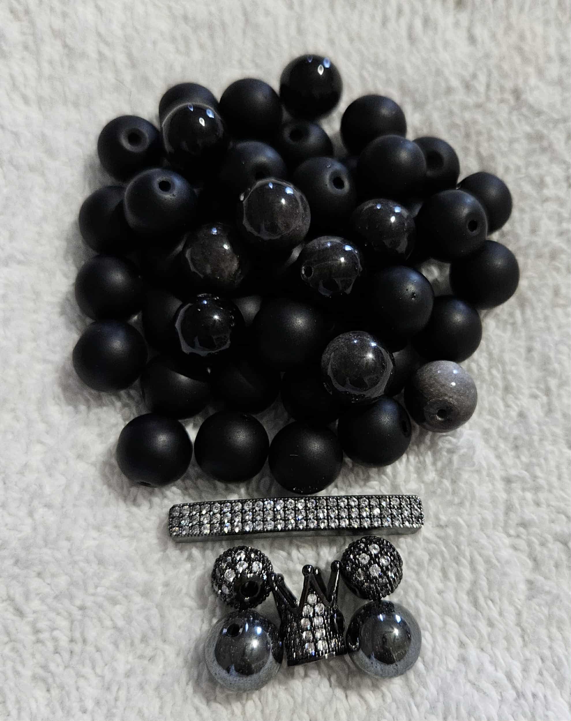 Men Packs 10mm bead two stack/Each