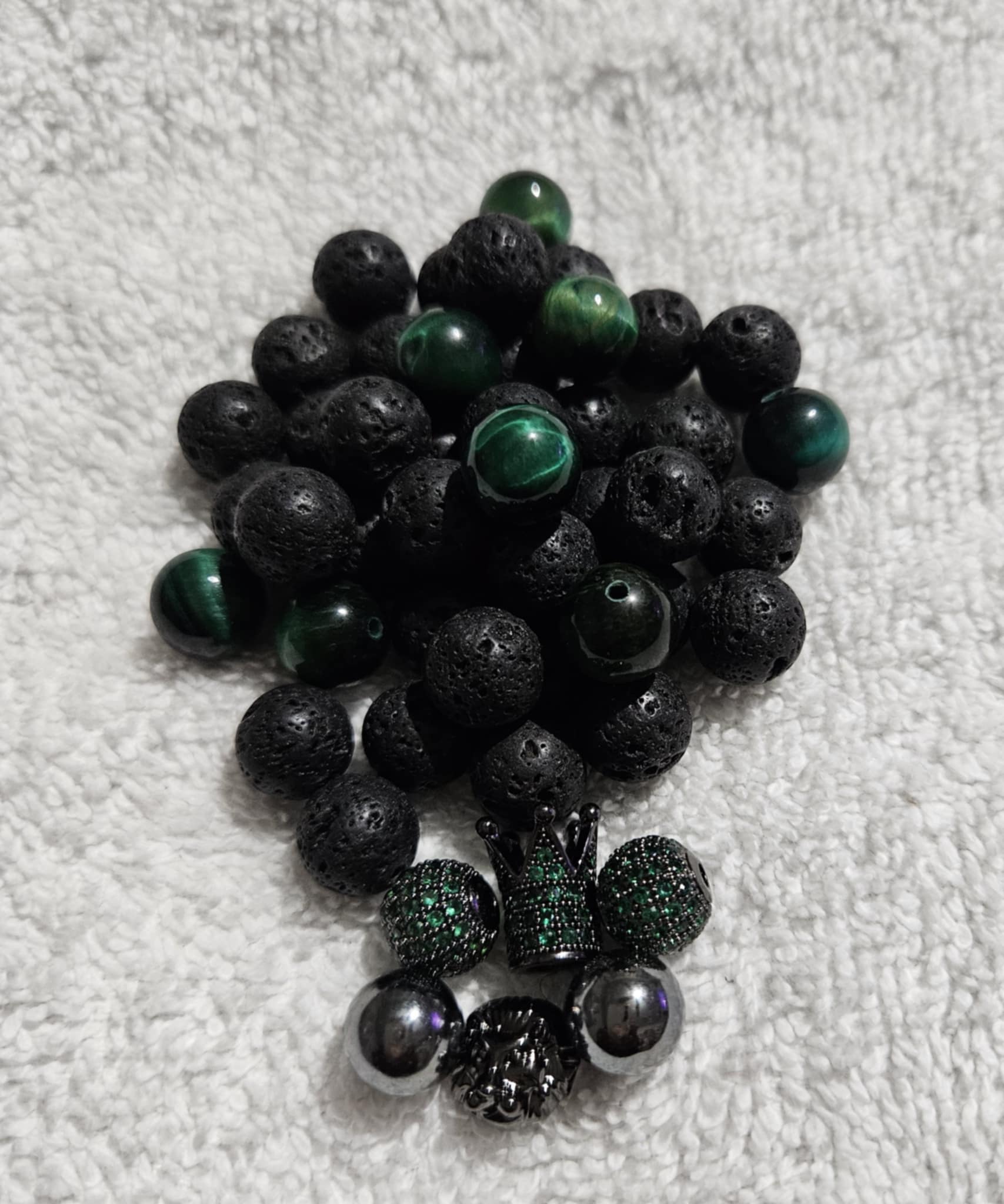 Men Packs 10mm bead two stack/Each