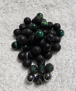 Men Packs 10mm bead two stack/Each
