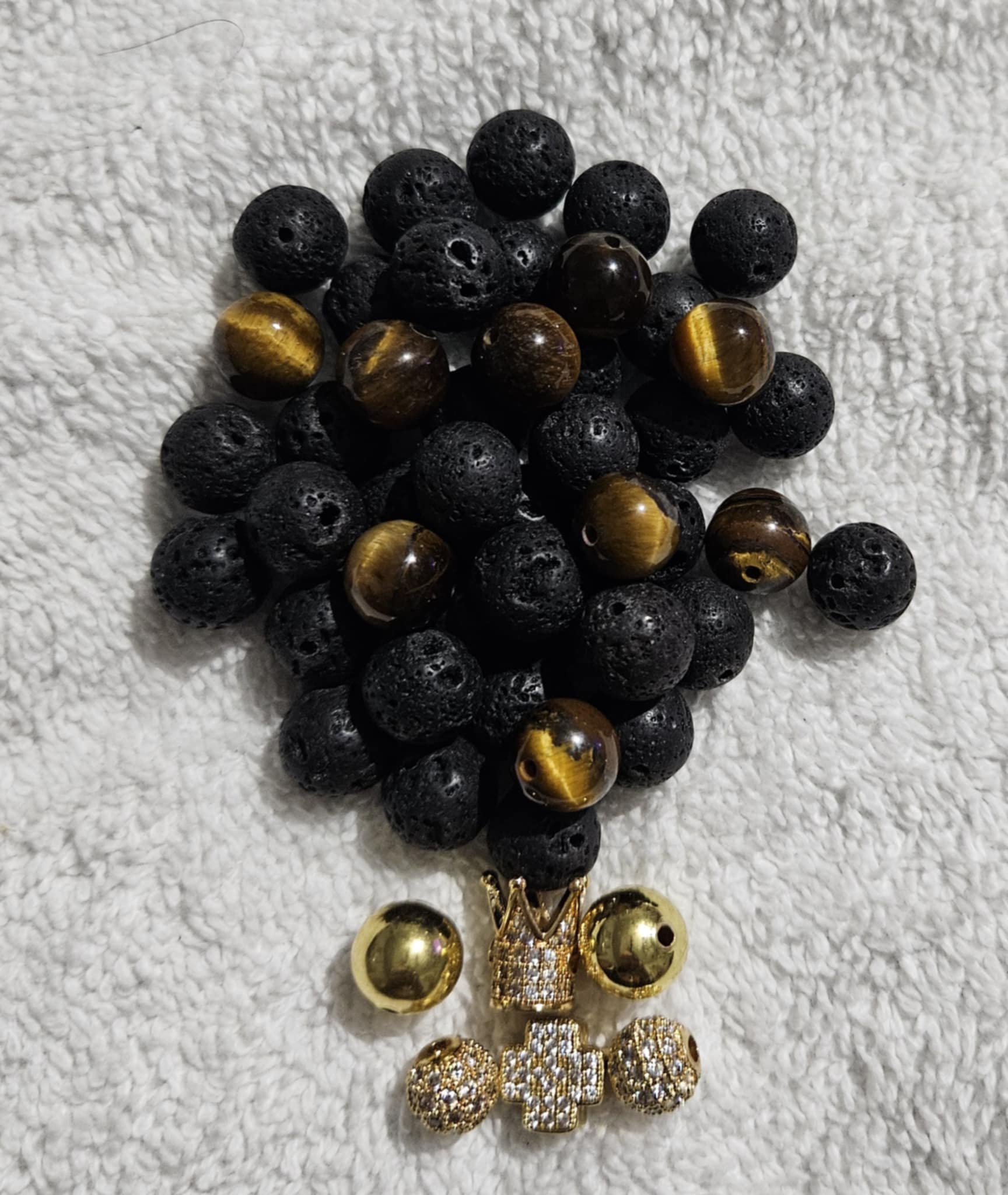 Men Packs 10mm bead two stack/Each