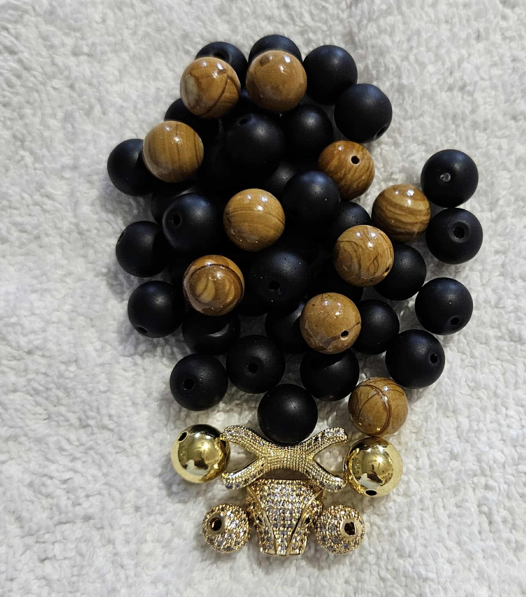 Men Packs 10mm bead two stack/Each