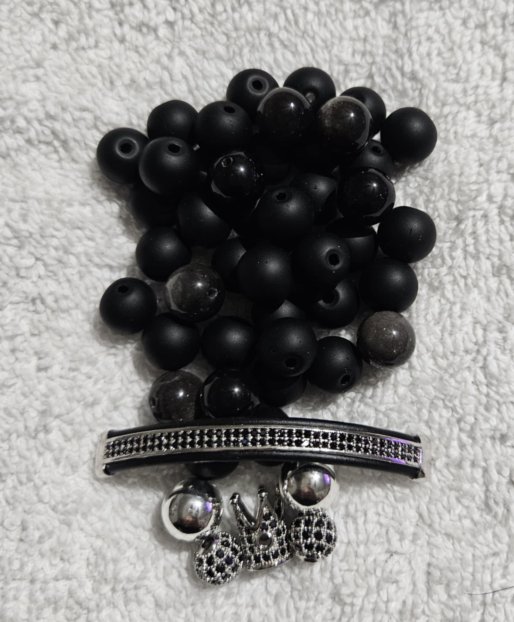 Men Packs 10mm bead two stack/Each