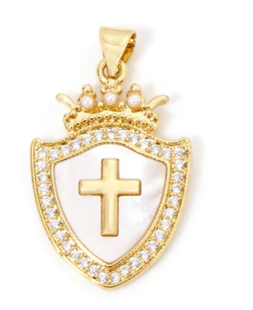 Shield Tiara Cross/Each