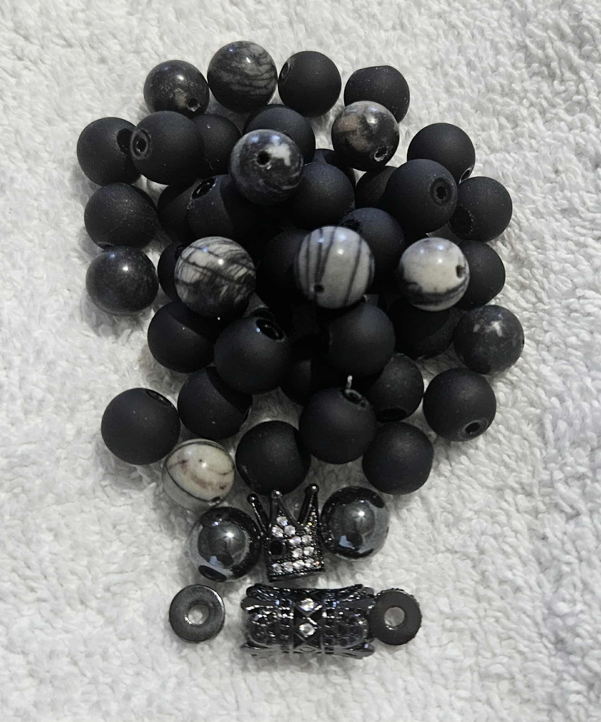 Men Packs 10mm bead two stack/Each