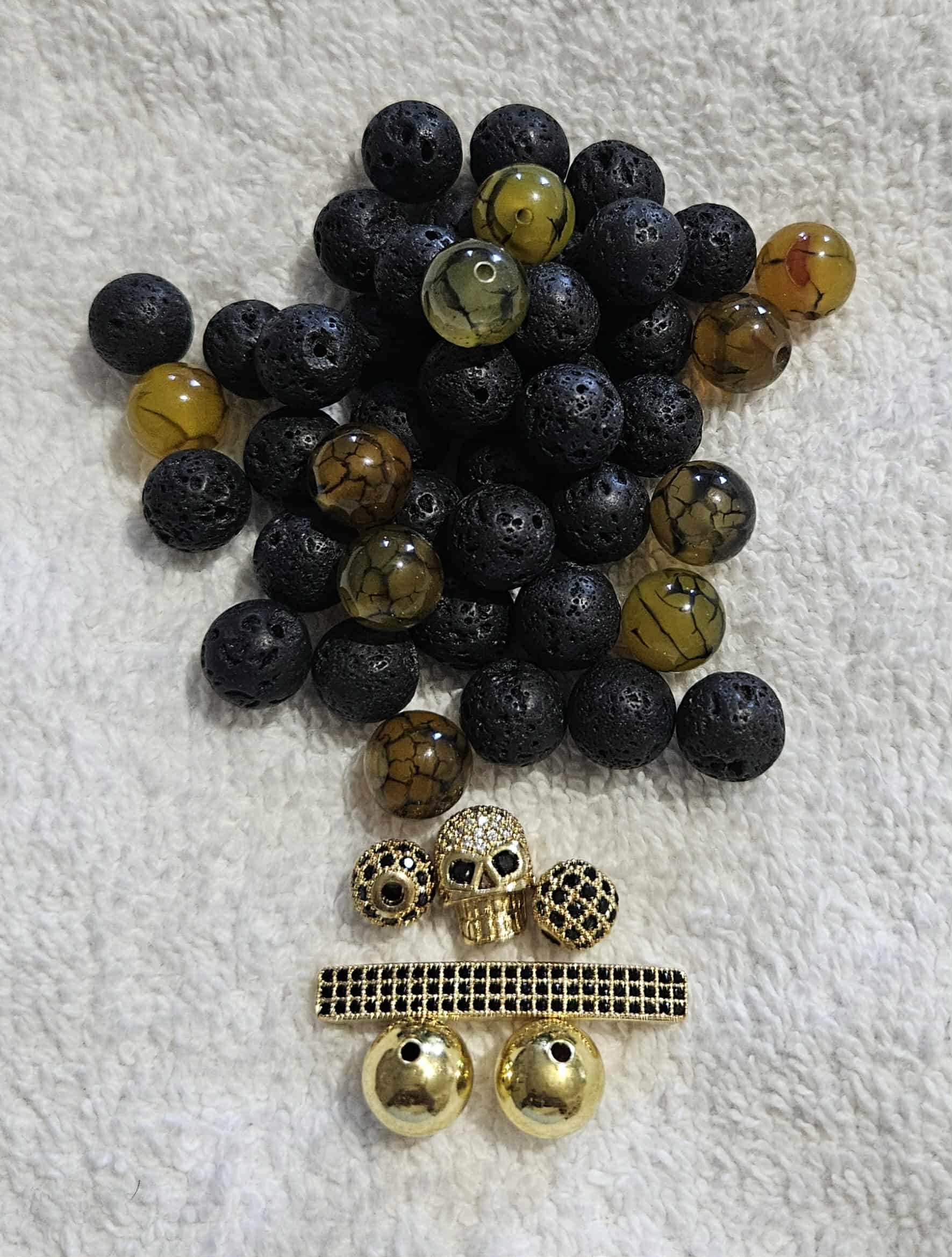 Men Packs 10mm bead two stack/Each