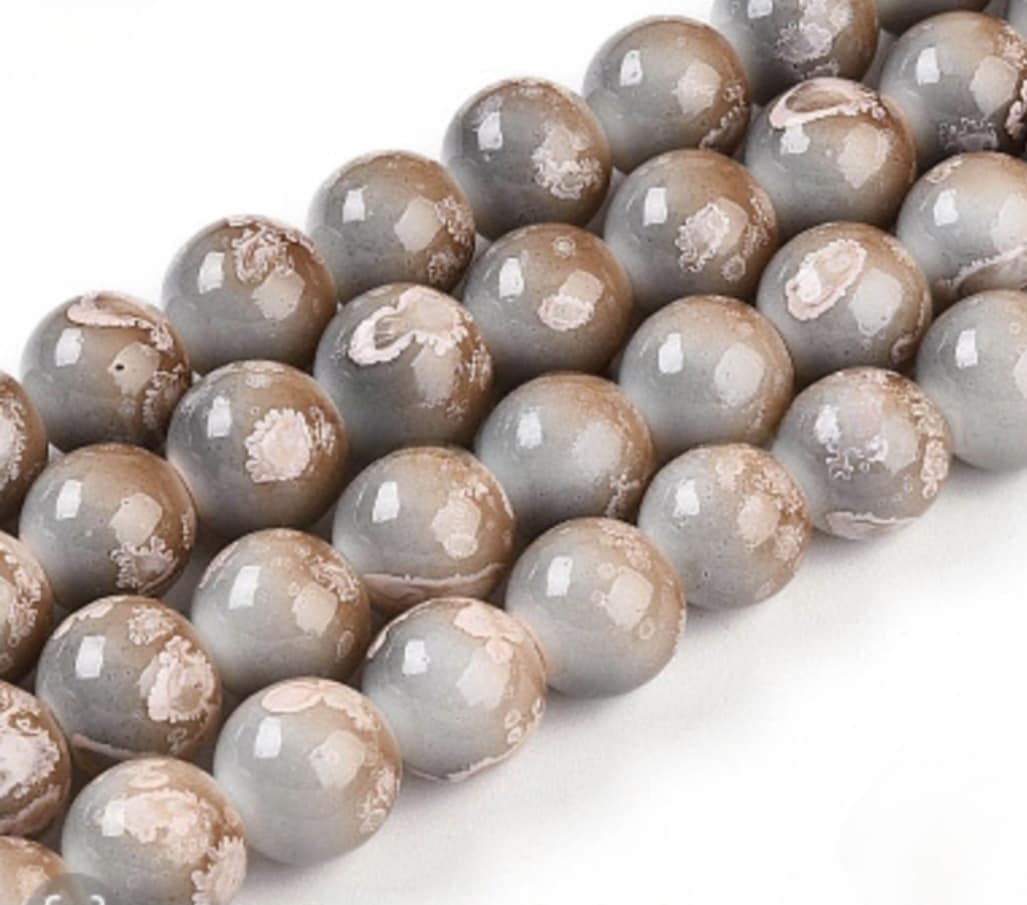 Marble beads 10mm/Each 40 beads per strand