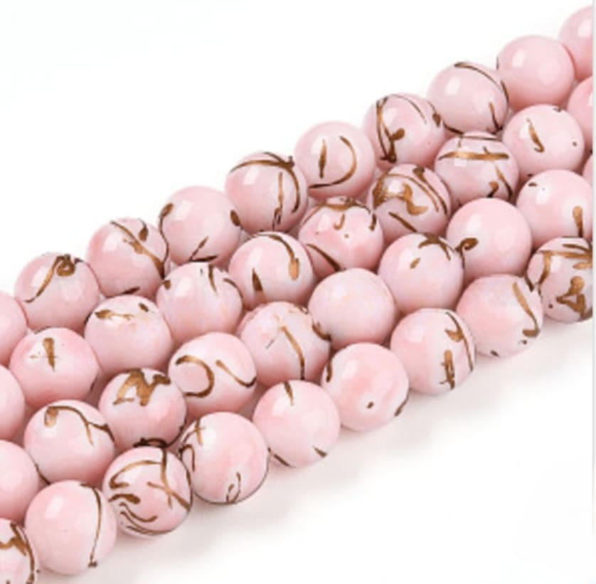 Speckled Beads 10mm/ Each 40 beads per strand