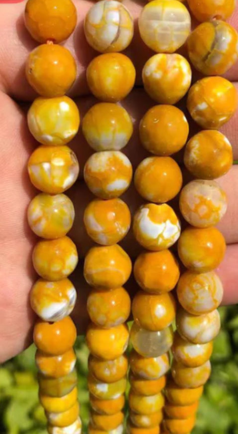 Agate Beads 10mm/ Each 36-38 beads per strand