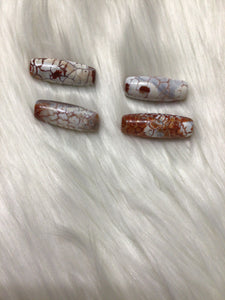 Agate Bead Spacers 40*13mm/each