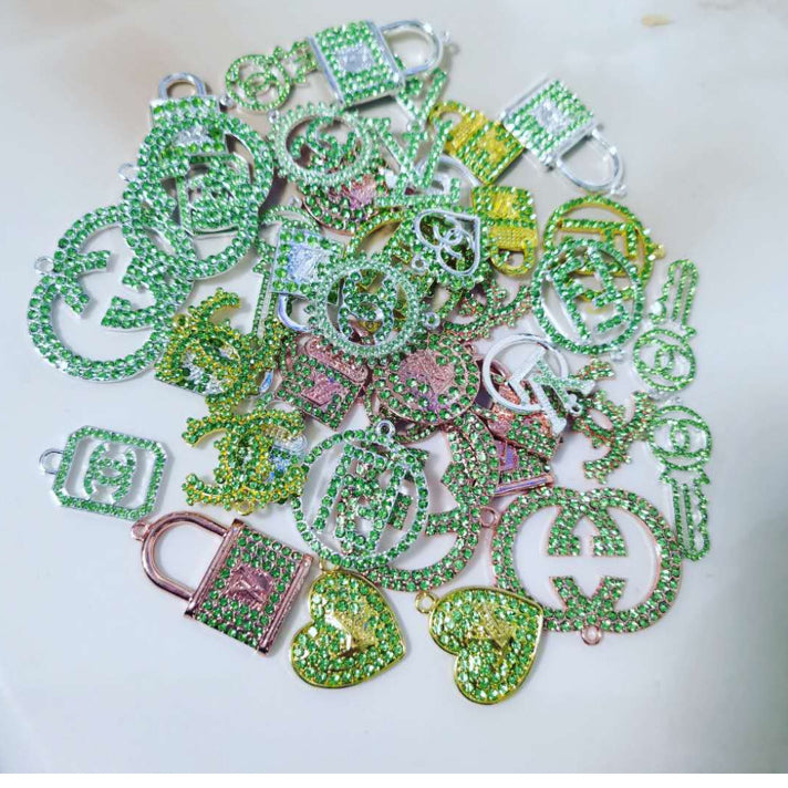 Rhinestone charms Colored/Each