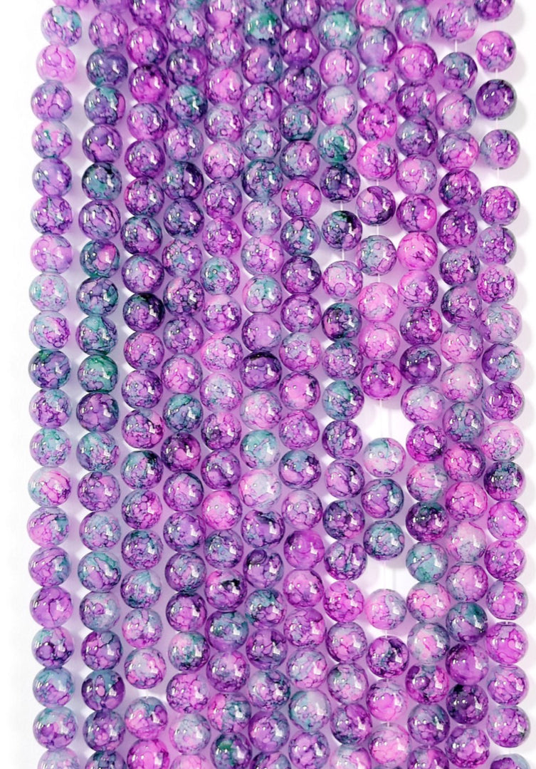 Jelly & Clear Transparent 10mm/ Each 40 beads per strand Divine