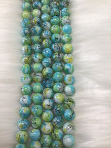 Speckled Beads 10mm/ Each 40 beads per strand