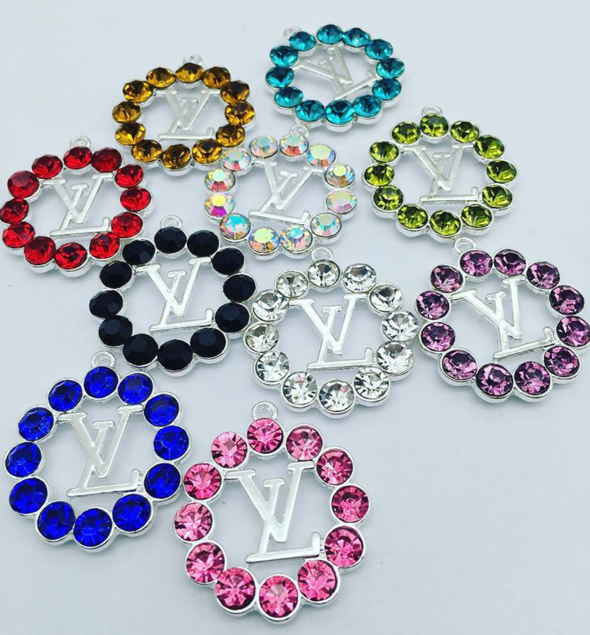 Big Rhinestone charms/ Each