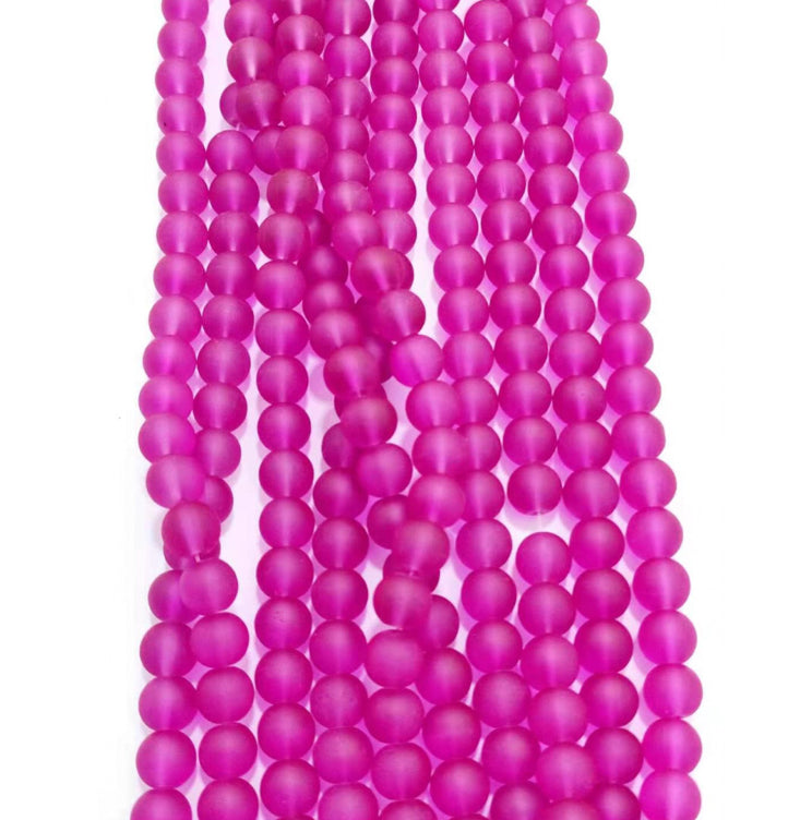 Frosted Beads 10mm/Each 40 beads per strand