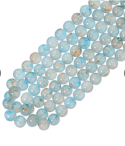 Jelly & Clear Transparent 10mm/ Each 40 beads per strand