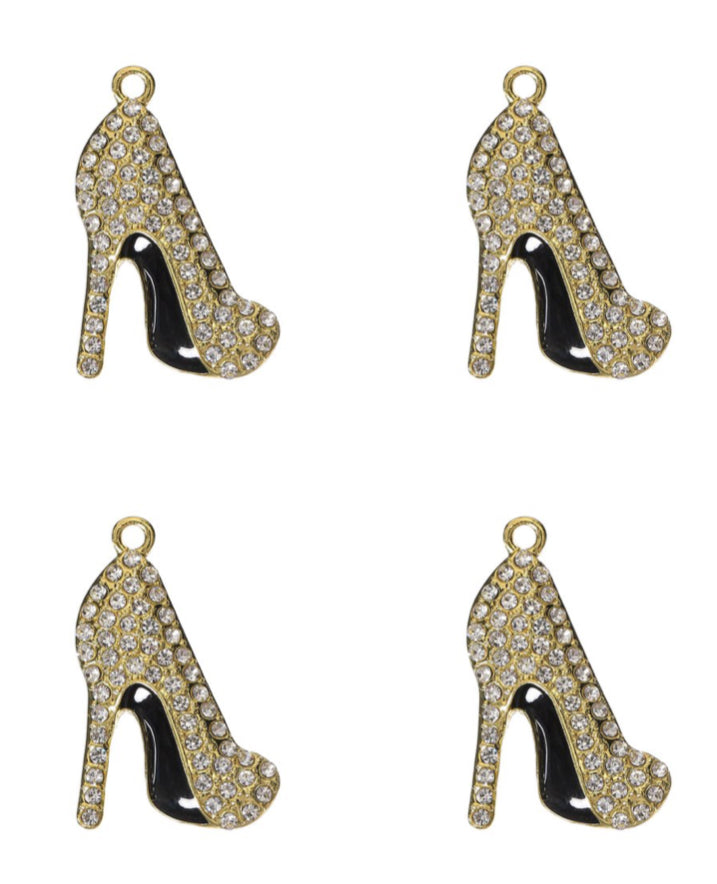 Bling Shoe Black Bottom/Each