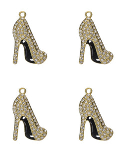 Bling Shoe Black Bottom/Each