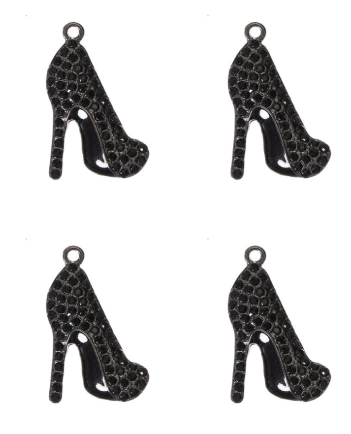 Bling Shoe Black Bottom/Each