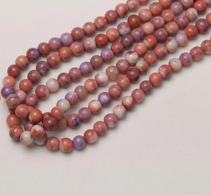 Marble beads 10mm/Each 40 beads per strand