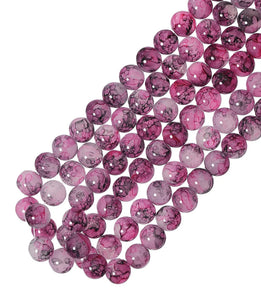 Jelly & Clear Transparent 10mm/ Each 40 beads per strand