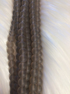 Frosted Beads 10mm/Each 40 beads per strand