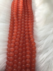 Jelly & Clear Transparent 10mm/ Each 40 beads per strand