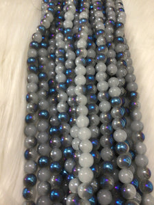 Jelly & Clear Transparent 10mm/ Each 40 beads per strand