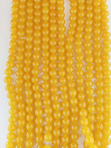 Jelly & Clear Transparent 10mm/ Each 40 beads per strand