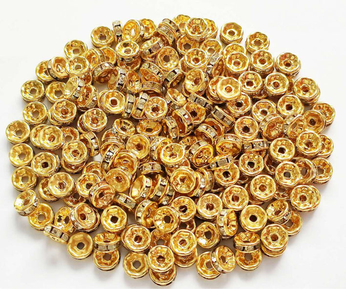 Rondelle Spacers 10mm/Each 50ct