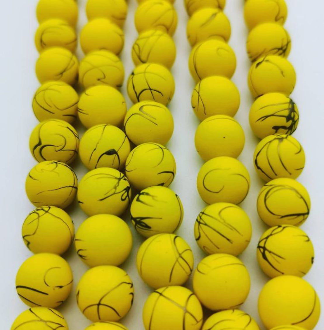 Matt Beads 10mm “Each” 40 beads per strand