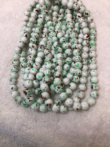 Speckled Beads 10mm/ Each 40 beads per strand