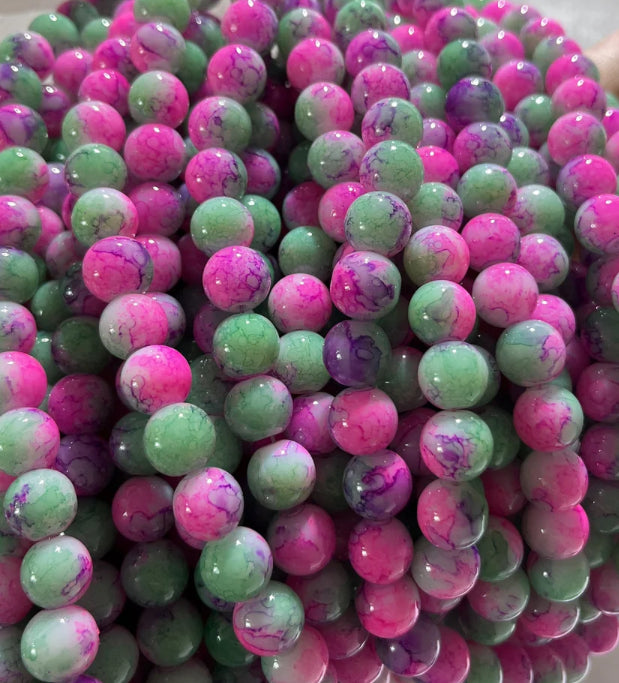 Marble beads 10mm/Each 40 beads per strand