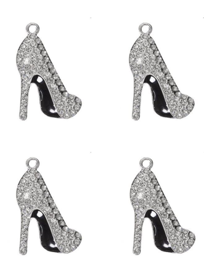 Bling Shoe Black Bottom/Each