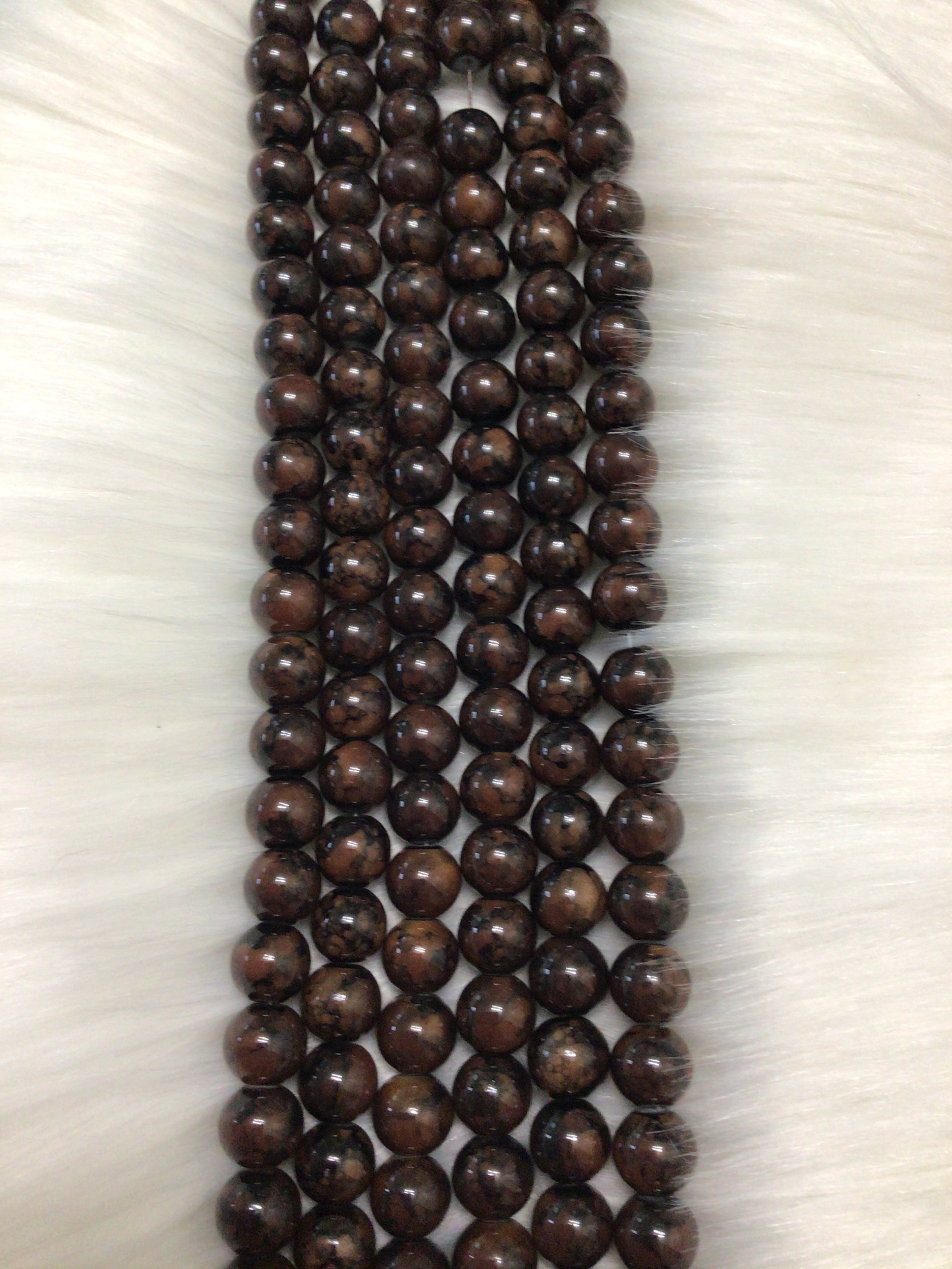 Marble beads 10mm/Each 40 beads per strand