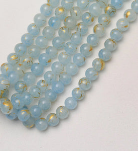 Jelly & Clear Transparent 10mm/ Each 40 beads per strand