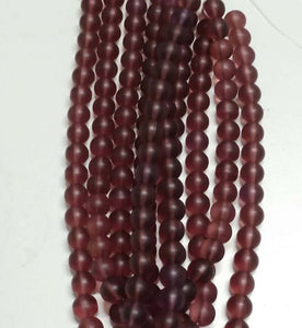 Frosted Beads 10mm/Each 40 beads per strand