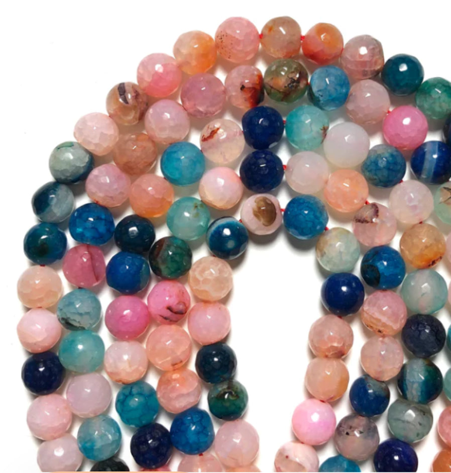 Agate Beads 10mm/ Each 36-38 beads per strand