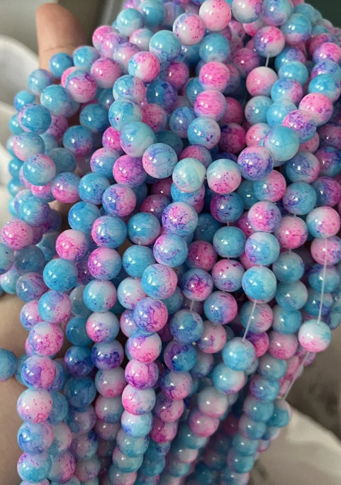 Marble beads 10mm/Each 40 beads per strand