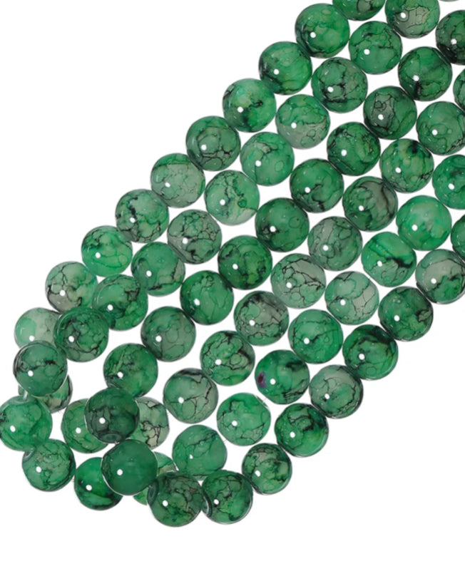 Jelly & Clear Transparent 10mm/ Each 40 beads per strand