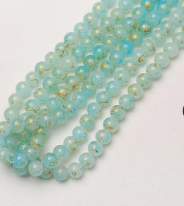 Jelly & Clear Transparent 10mm/ Each 40 beads per strand