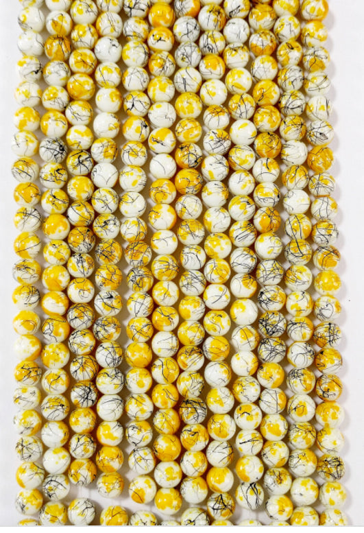 Speckled Beads 10mm/ Each 40 beads per strand