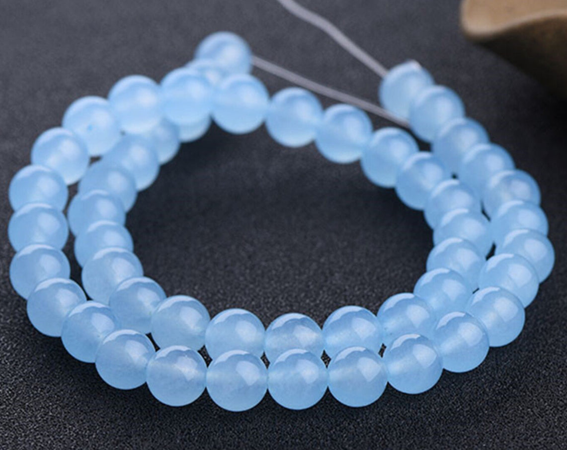 Jelly & Clear Transparent 10mm/ Each 40 beads per strand