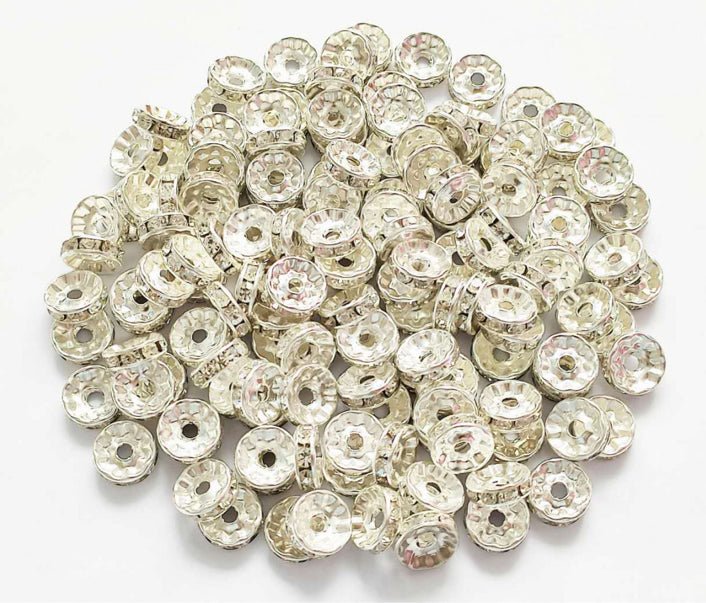 Rondelle Spacers 10mm/Each 50ct