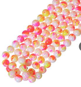 Speckled Beads 10mm/ Each 40 beads per strand