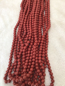 Solid Color Glass Beads 10mm/Each 40 beads per strand