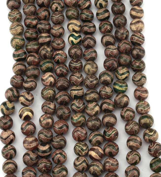 Tibetan Beads 10mm/Each