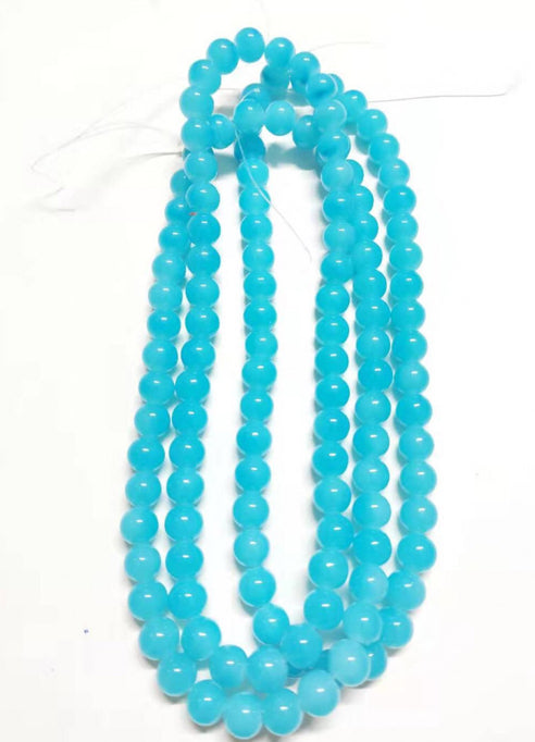 Jelly & Clear Transparent 10mm/ Each 40 beads per strand