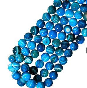 Agate Beads 10mm/ Each 36-38 beads per strand