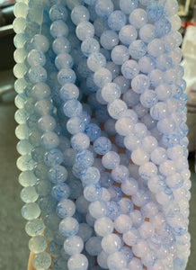 Jelly & Clear Transparent 10mm/ Each 40 beads per strand